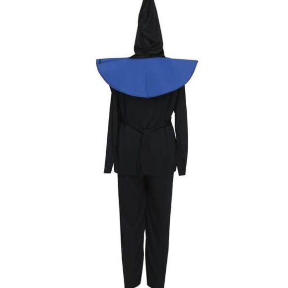 NEW 7pc Boys Complete Blue Ninja Halloween Costume W/ 5pc Ninja Knife Backpack - Picture 3 of 6